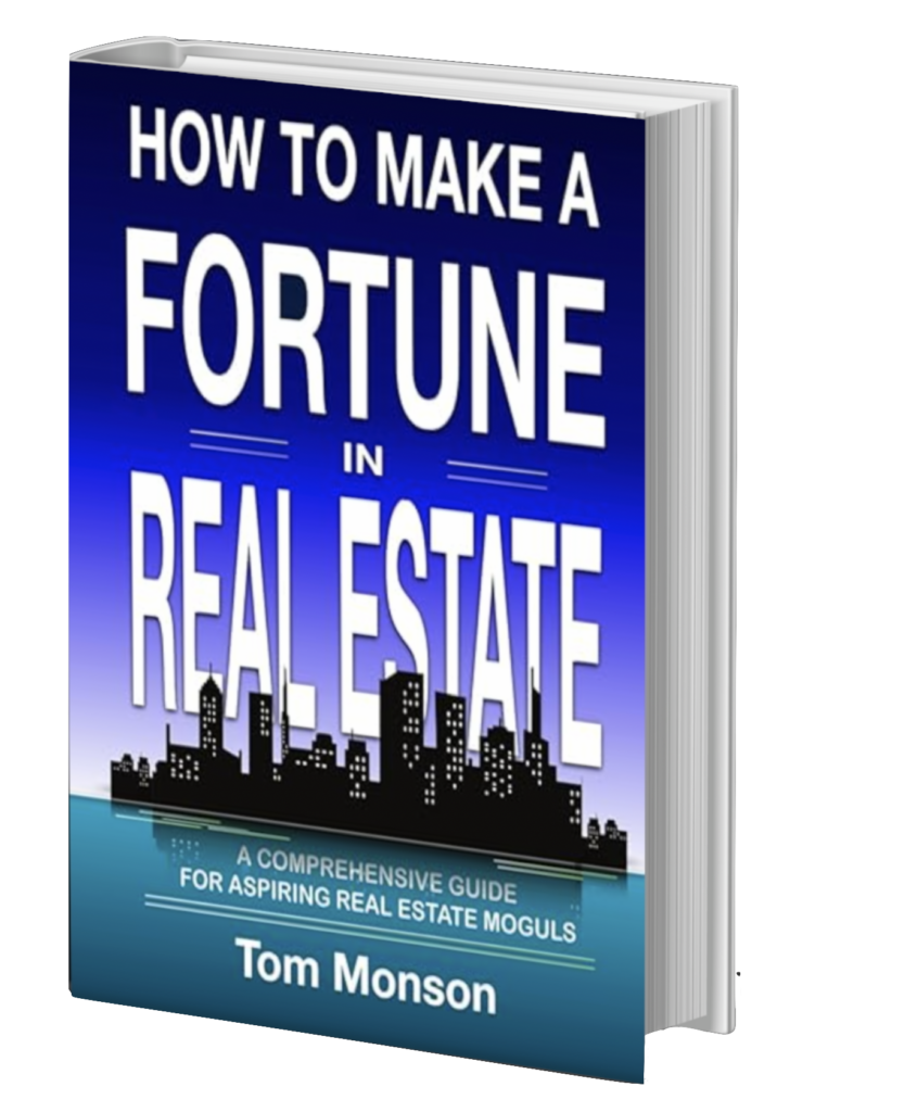 How to Make a Fortune in Real Estate. Book mockup
